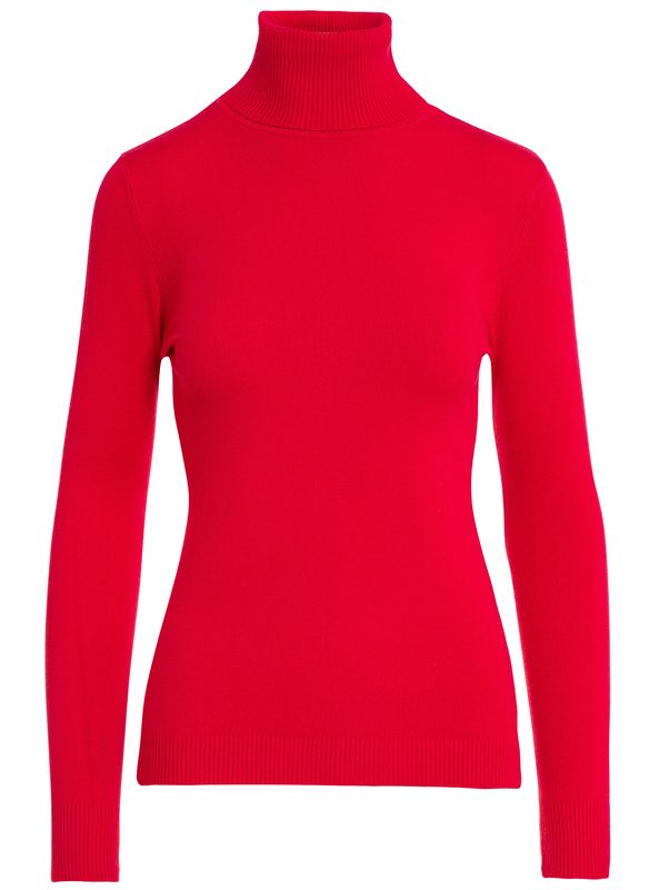 Damski sweter Due Linee -czerwony