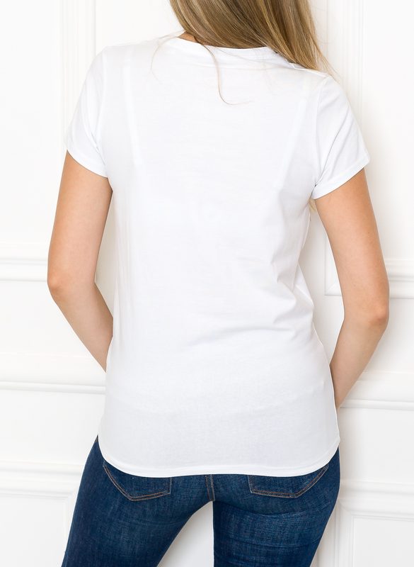 Maglietta donna Due Linee - Bianco