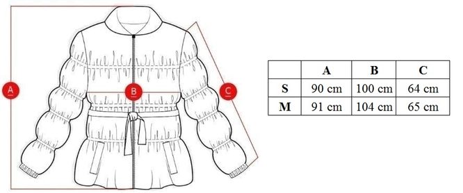 Női téli kabát eredeti rókaszőrrel Due Linee - Créme