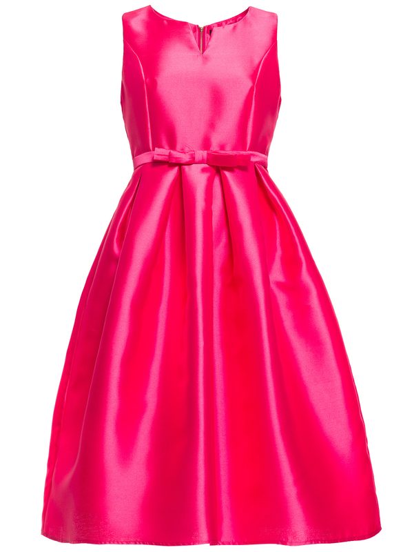 Damska rozkloszowana sukienka Due Linee - różowy
