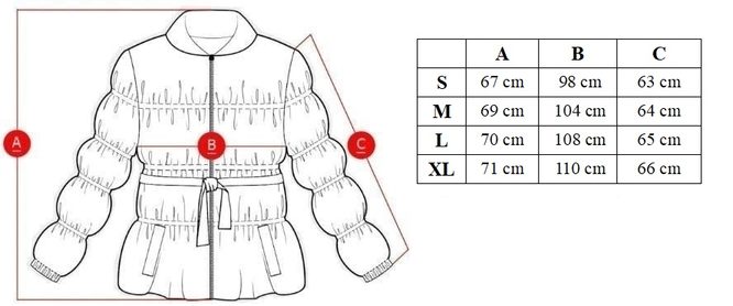 Női téli kabát eredeti rókaszőrrel Due Linee - Bézs