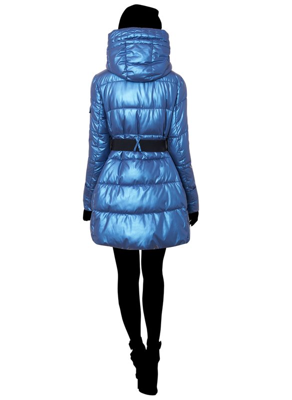 Damska kurtka zimowa Due Linee - niebieski