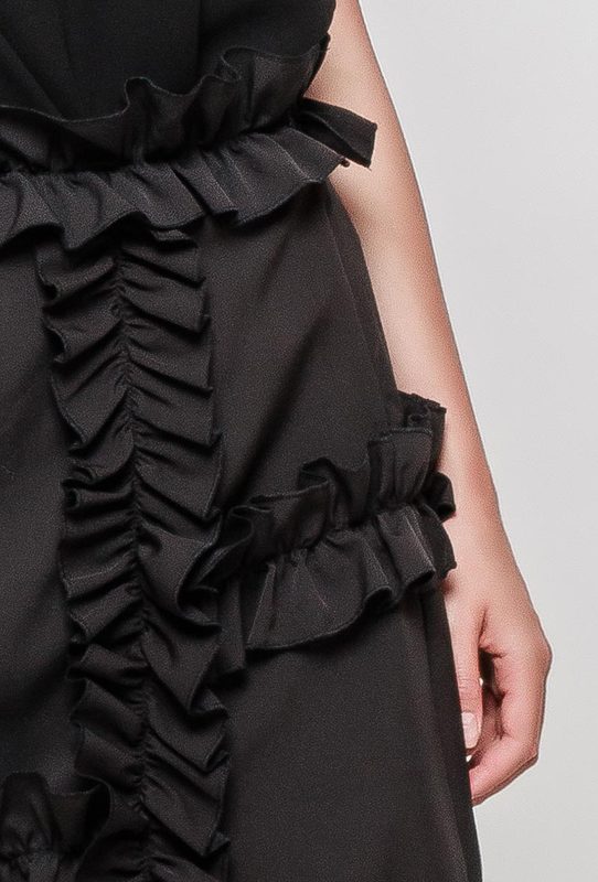 Falda de mujer Due Linee - Negro
