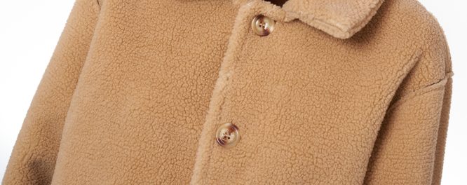 Dámský oboustranný koženkový kabát camel