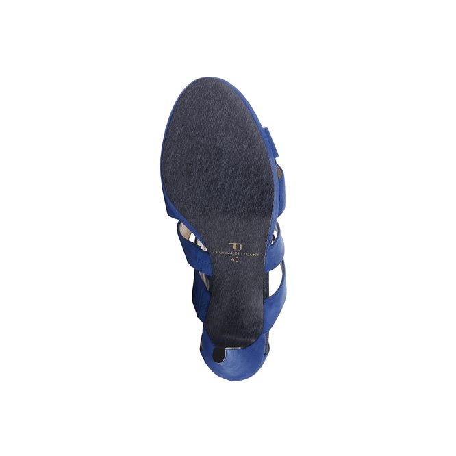 Damskie sandały Tru Trussardi - niebieski