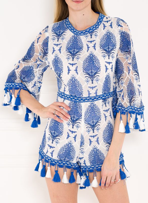 Overoles de mujer Due Linee - Azul