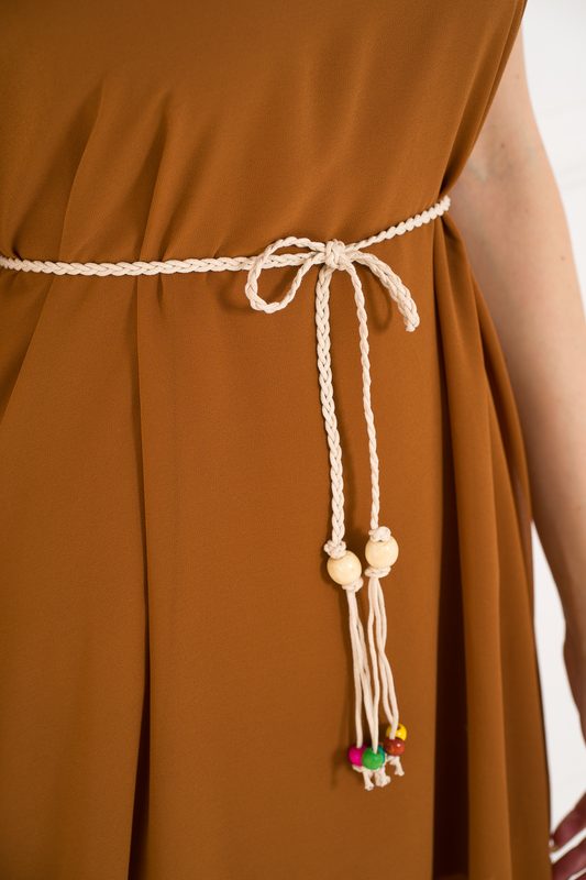 Letnia sukienka Glamorous by Glam - brązowy