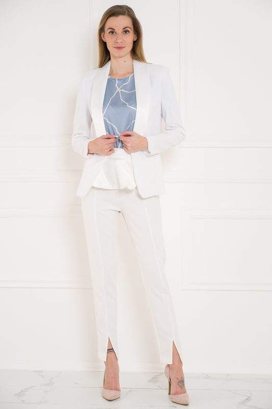 Damskie spodnie Glamorous by Glam - biały