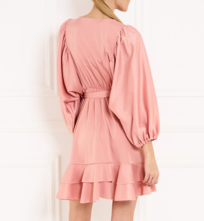 Damska sukienka Due Linee - różowy