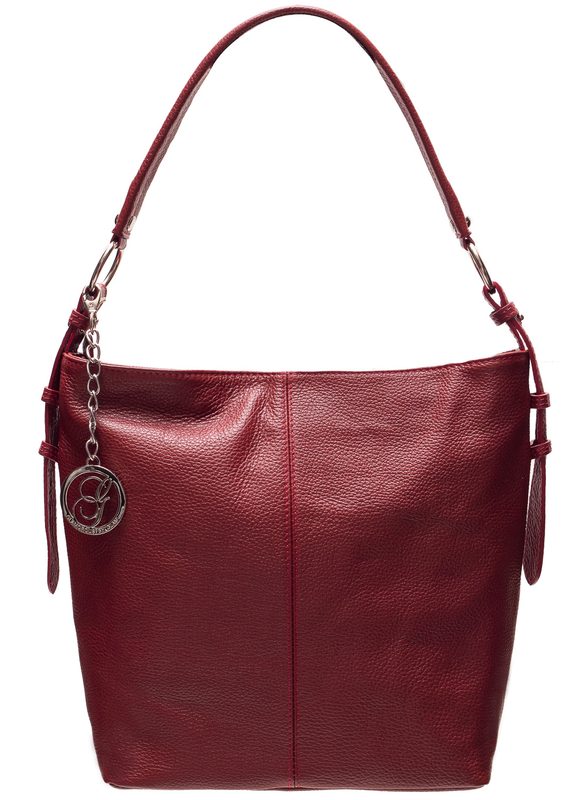 oxblood shoulder bolsa