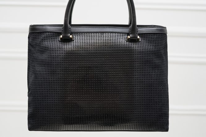 Real leather handbag Cavalli Class - Black
