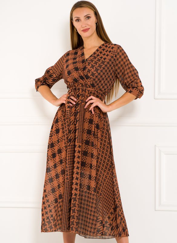 Maxi dress Glamorous by Glam - Brown