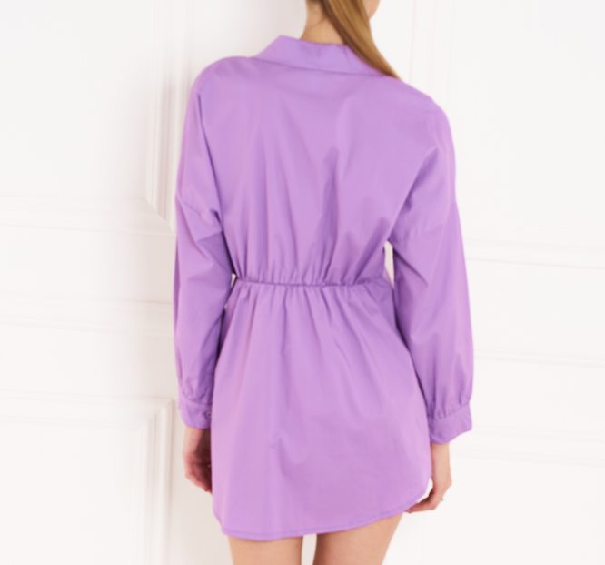 Damska sukienka CIUSA SEMPLICE - purpurowy