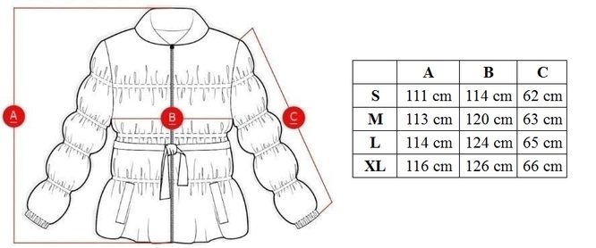 Dámská oversize jednoduchá zimní bunda s límcem - šedá