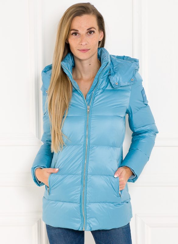 Glamadise - Italian fashion paradise - Women's winter jacket Calvin Klein -  Blue - Calvin Klein - Last chance - Winter jacket, Women's clothing -  Glamadise - italian fashion paradise