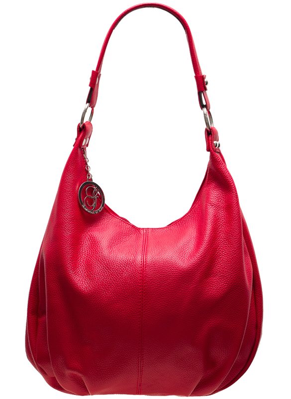 Glamadise - Italian fashion paradise - Real leather shoulder bag Glamorous  by GLAM - Red - Glamorous by GLAM - Shoulder bags - Leather bags -  Glamadise - italian fashion paradise