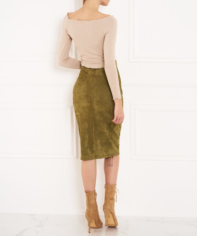 Skirt Due Linee - Green