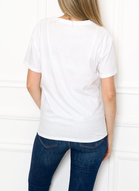 Maglietta donna Due Linee - Bianco