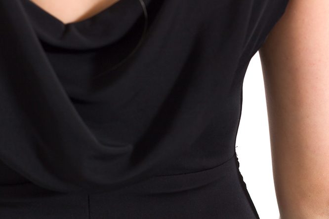 Maxi dress Due Linee - Black