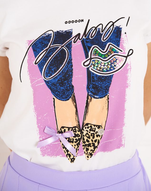 Women's T-shirt CIUSA SEMPLICE - Violet