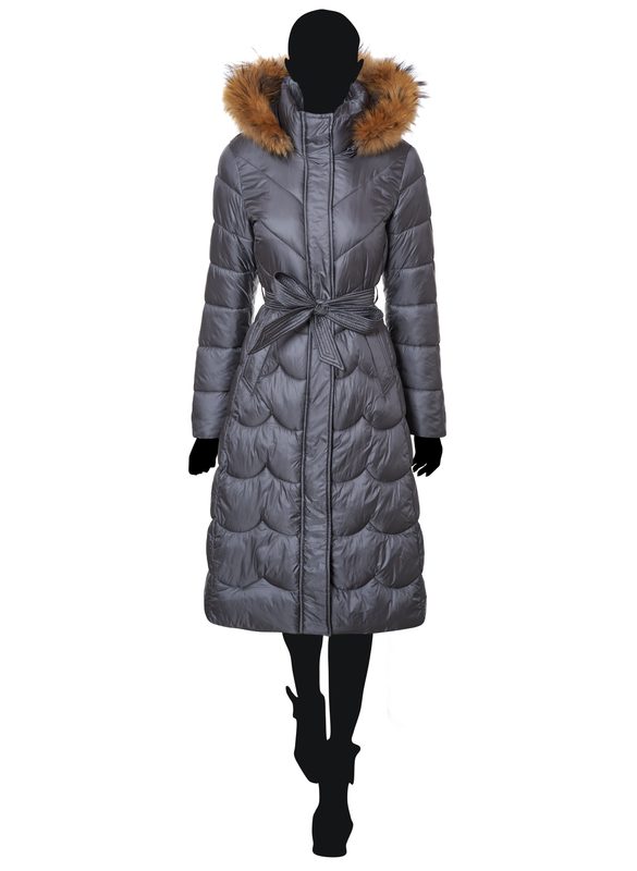 Winter jacket
Winter jacket with real fox fur Due Linee - Grey