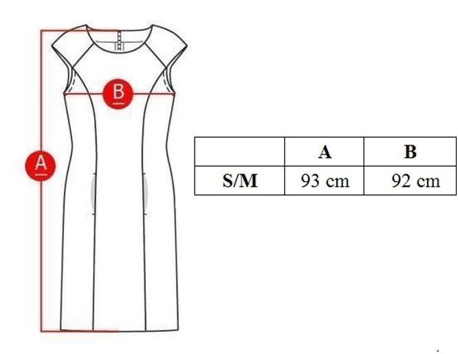 Dámské krátké šaty se vzorem černo - bílá