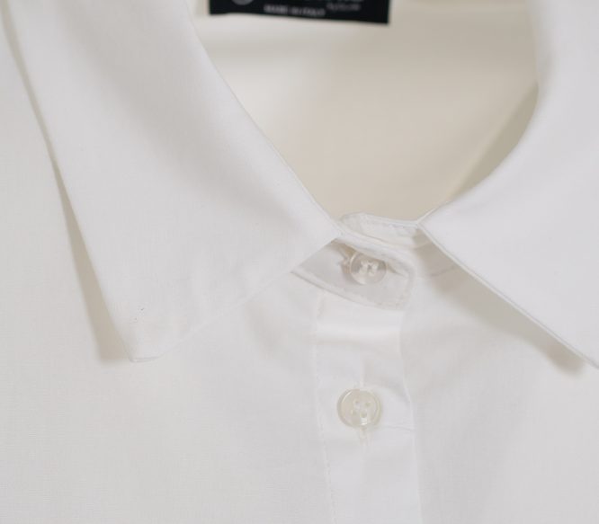 Dámská asymetrická košile - bílá