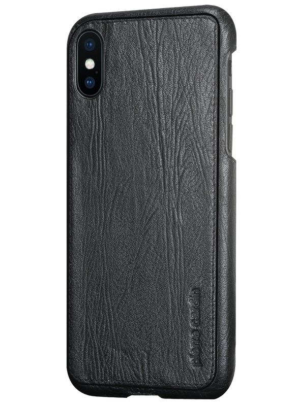 Husă pentru iPhone X Pierre Cardin - Neagră