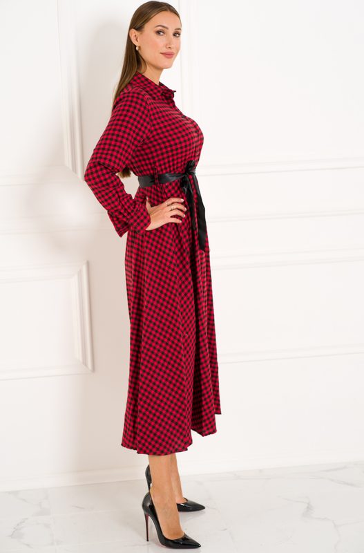 Damska sukienka Glamorous by Glam - czerwony