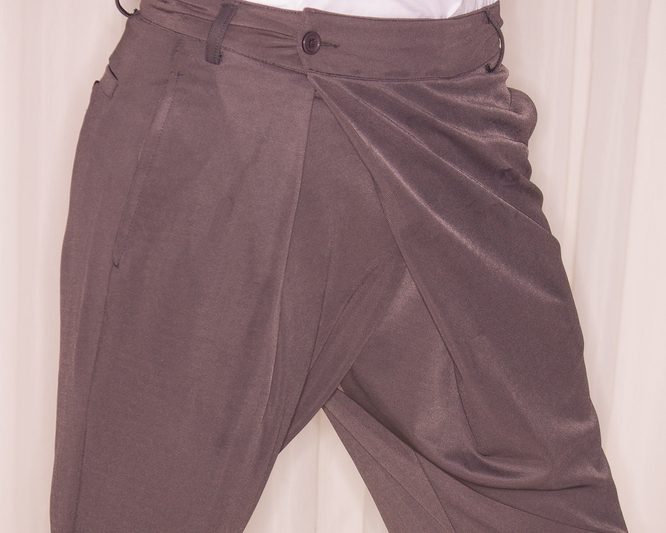 Pánske šedé nohavice