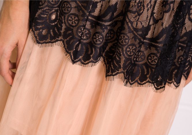 Rochie lungă de damă Due Linee - Multicolor