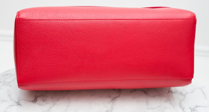 Real leather shoulder bag Glamorous by GLAM - Red