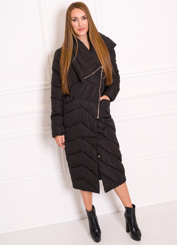 Women's winter jacket Due Linee - Black