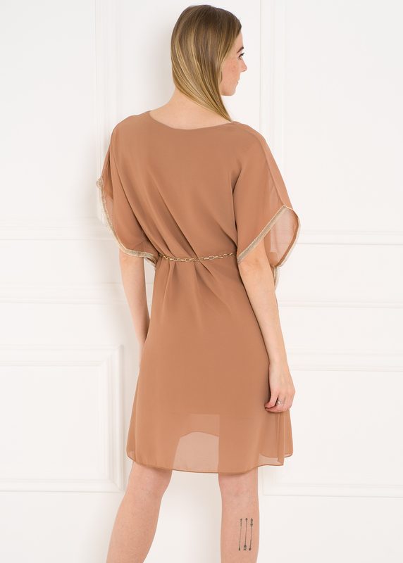 Letnia sukienka Glamorous by Glam - brązowy