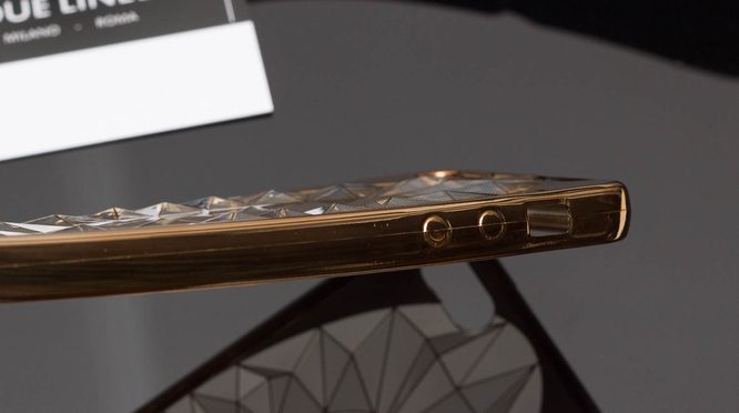 Case for iPhone 5/5S/SE Due Linee - Gold