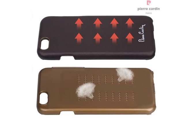 Pokrowiec dla iPhone 6/6S Pierre Cardin - brązowy