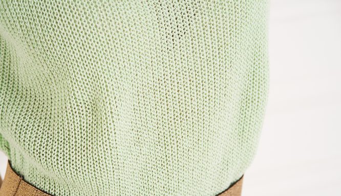 Dámske pletené tielko - mätovo zelené