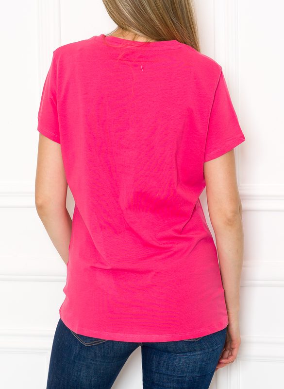 Camiseta para mujer Due Linee - Rosa