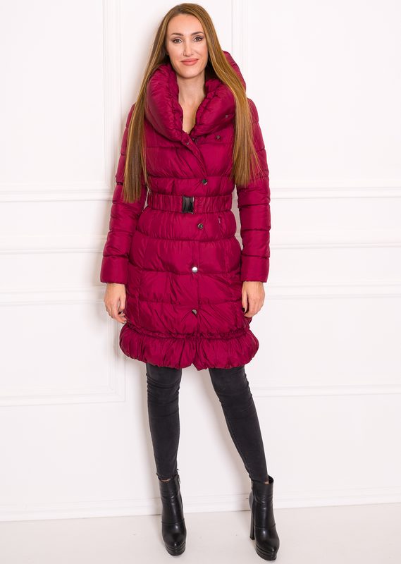 Women's winter jacket Due Linee - Wine