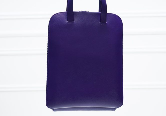 Real leather handbag Guy Laroche Paris - Blue