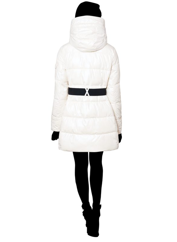 Női téli kabát Due Linee - Fehér