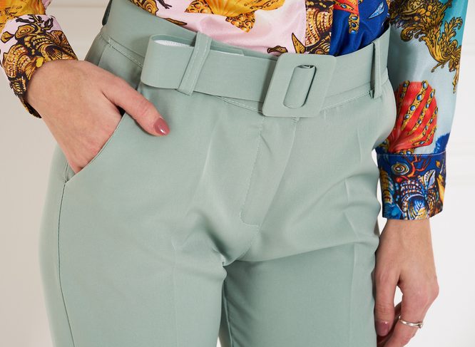 Pantaloni damă CIUSA SEMPLICE - Verde