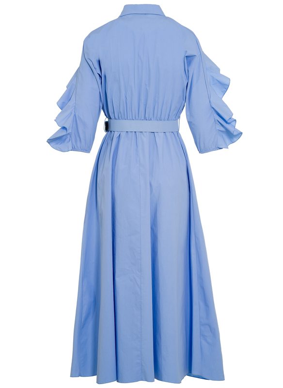 Damska długa sukienka Glamorous by Glam - niebieski