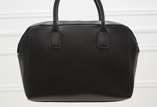 Real leather handbag Tru Trussardi - Black