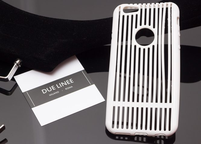 Case for iPhone 6/6S Due Linee - White