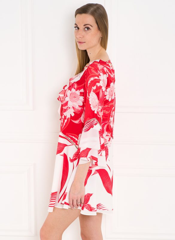 Dámské letní šaty Guess by Marciano JLO červeno - bílá