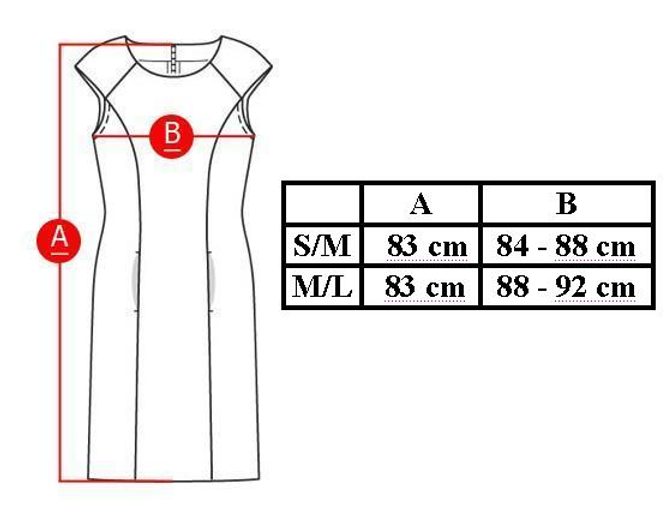 Dámské elegantní šaty A střih bílo - růžová - Due Linee - Poslední kusy -  Každodenní šaty, Šaty, Dámské oblečení - GLAM, protože chci být odlišná!