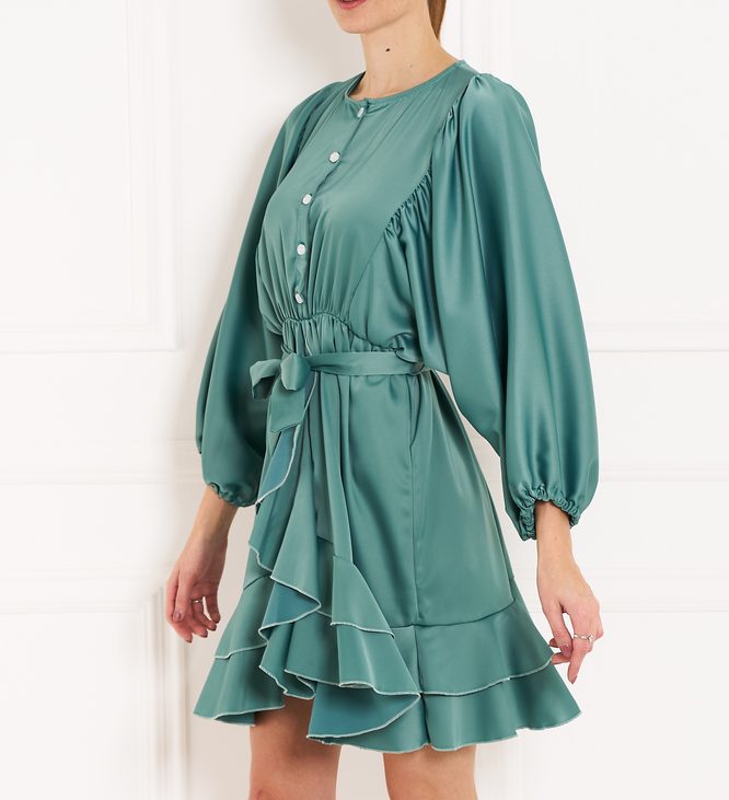 Damska sukienka Due Linee - zielony