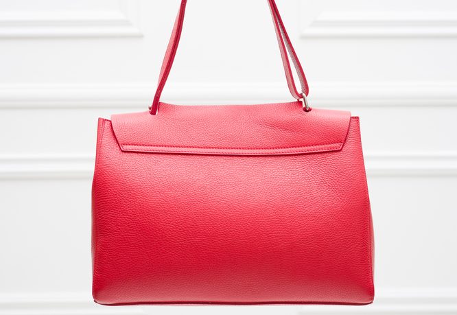 Real leather shoulder bag Glamorous by GLAM - Red