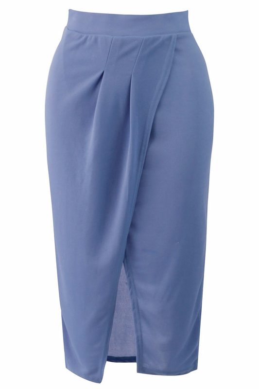 Damska spódnica  - niebieski